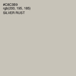 #C8C3B9 - Silver Rust Color Image